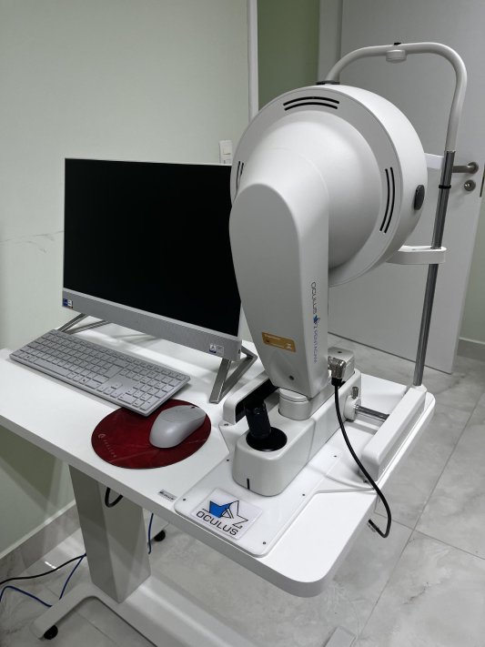 Foto exame: Pentacam